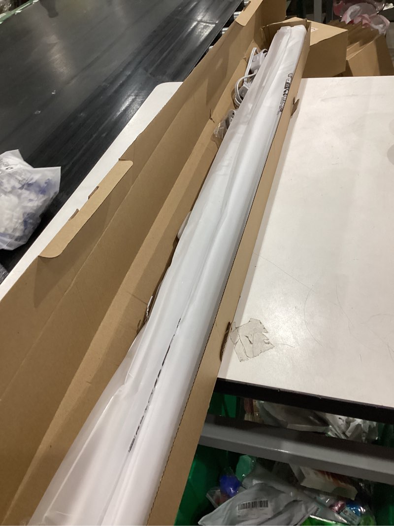 Condition photo showing Good Condition for 4FT Plug in Light 2PCS, Linkable Shop Lights for Garage, Bright Workbench Light with Cord, 5000K LED Light Bar for Workshop Kitchen Bedroom Bathroom Office Basement, 36W 4FT-2PCS/with plug White