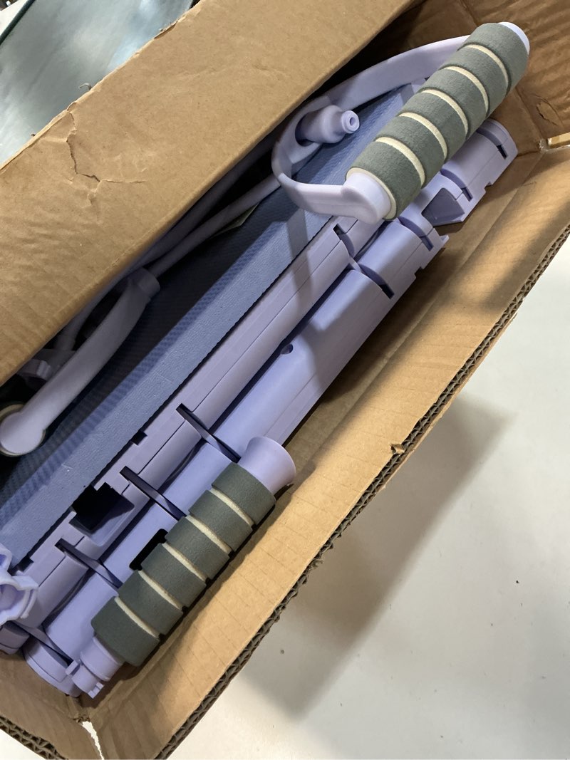 Condition photo showing Good Condition for JANUA Pilates Board - Pilates Reformer Set, Multi-Purpose Foldable Pilates Reformer Board for Home, 5 in 1 Pilates Sliding Board Purple