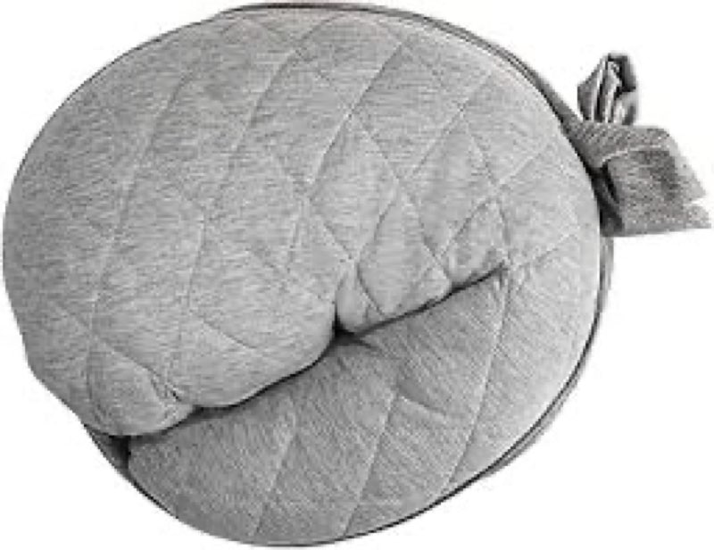  boppy anywhere travel nursing pillow, soft gray
