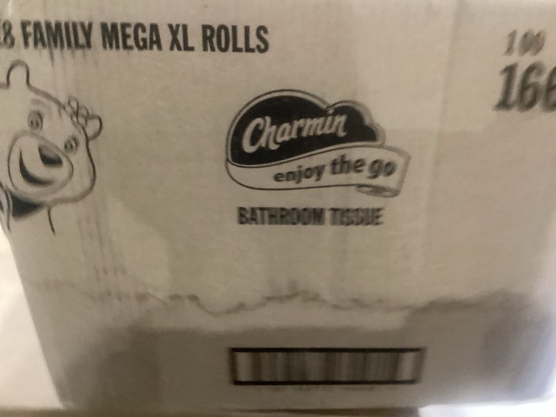 Condition photo showing New/Like New for Charmin Ultra Soft Cushiony Touch Toilet Paper, 18 Family Mega XL = 126 Regular Rolls, 2-Ply, White Family Mega XL 18 Rolls (364 Sheets)
