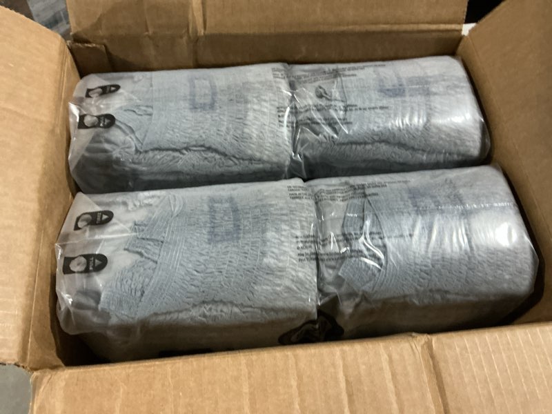 Condition photo showing New/Like New for depend fresh protection adult incontinence disposable underwear for men - maximum absorbency - s/m - gray - 80ct