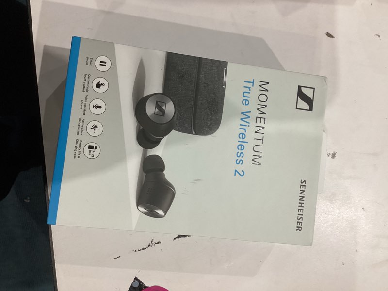 Condition photo showing Good Condition for Sennheiser MOMENTUM True Wireless 2, Bluetooth Earbuds with Active Noise Cancellation, Black