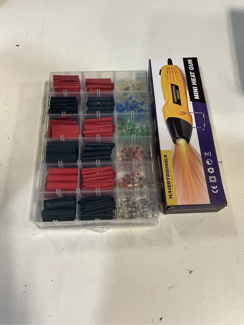 Condition photo showing New/Like New for haisstronica 440 PCS All in One Set with Solder Seal Wire Connectors,3:1 Heat Shrink Tubing and Heat Gun,Solder Sticks Wire Terminals Electrical Connectors for Automotive, Marine, Trailer Wiring