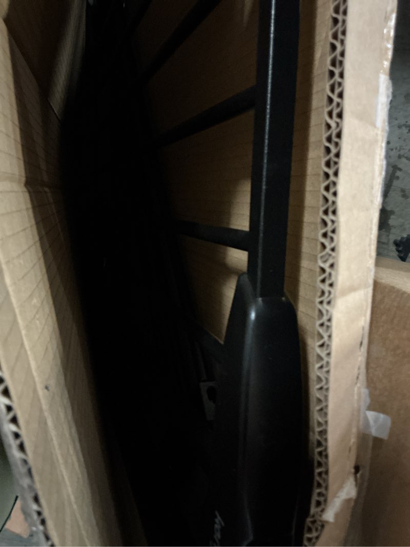 Condition photo showing As Is for keny 29.7"-46" Baby Gate for Stairs, Auto Close Dog Gates for Doorways, Pressured Mounted No Drilling Pet Gate Extra Wide, One-Hand Opening Dual Lock Stair Gate, Indoor Kids Necessities, Black