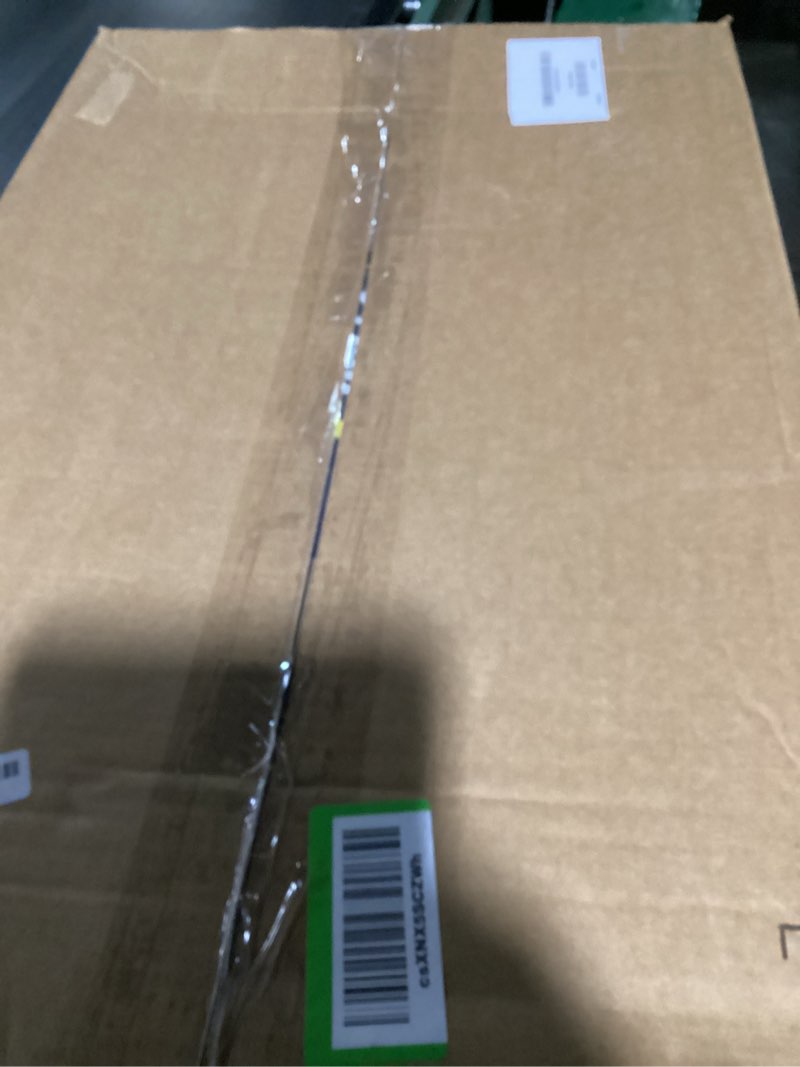 Condition photo showing New/Like New for serta goose feather down fiber cotton comforter queen size - 100% cotton duvet insert - hotel luxury hypoallergenic bedding comforter all season medium warmth 90 x 90 inch white