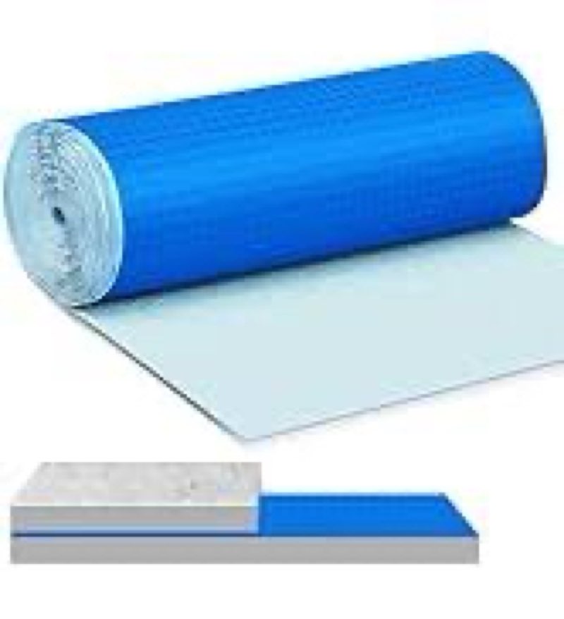 Drydiet 215 Sqft Uncoupling Membrane for Tile 1/8''(3mm) Thick Waterproofing Membrane Crack Preventi