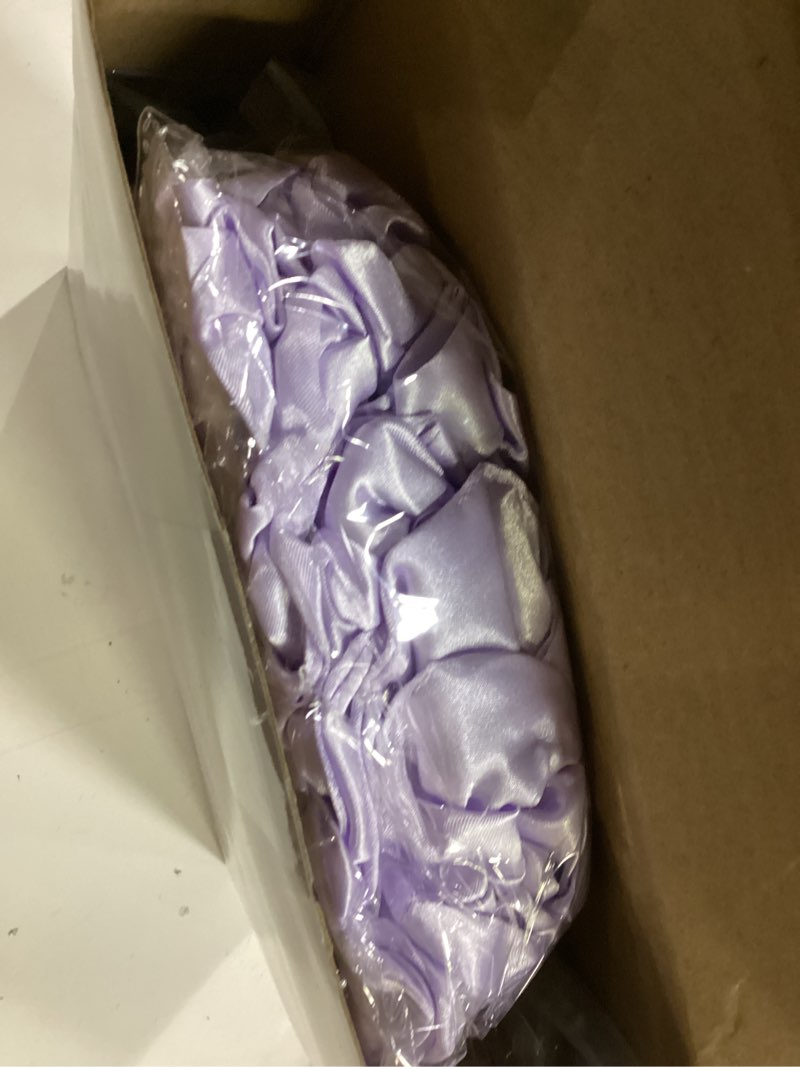 Condition photo showing New/Like New for Shellwei 30 Pcs Ballerina Party Favors Include 10 Velvet Hair Scrunchies 10 Portable Comb 10 Ballet Thank You Cards Dance Recital Gifts for Spring Summer Ballerina Birthday Party Favors(Purple)