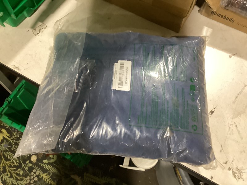Condition photo showing New/Like New for ryb home heavy duty velvet curtains & drapes, room darkening noise reducing window treatment for living room bedroom privacy draft block shades for stuido, navy blue, w52 x l72 inch, 2 panels navy blue 52"w x 72"l (pack of 2)