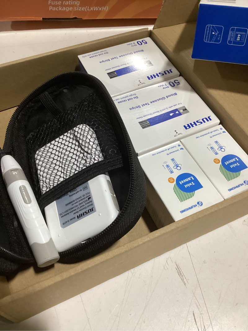 Condition photo showing Good Condition for g-427b bluetooth blood glucose monitor kit with free app - no coding, 0.7µl blood sample, 5s test, large backlit display with 100 strips &100 lancets