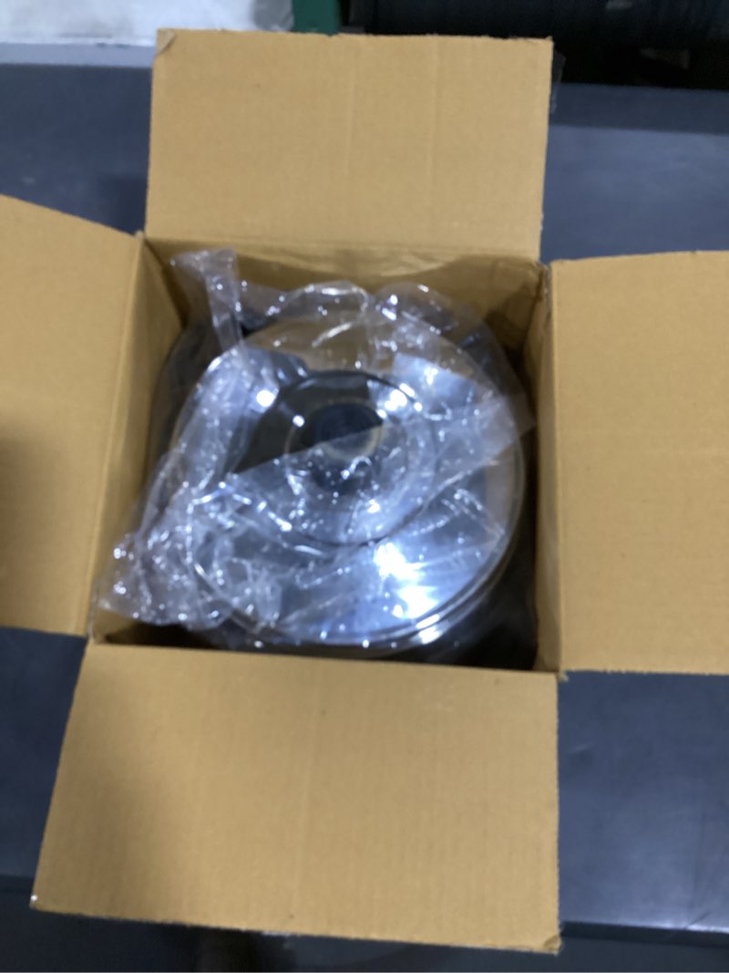 Condition photo showing New/Like New for ksjone stainless steel idli cooker with whistle indicator, induction & gas stove compatible idli maker, food grade 6 idli plates, makes up to 24 idlis, multi-purpose pot for rice, dal, vegetables