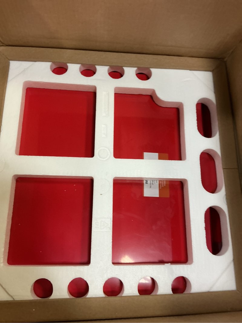 Condition photo showing Good Condition for electactic 1.2 cu.ft mini freezer, small upright freezer with removable shelf & 7 adjustable temperature control, energy saving, low noise for bedroom, apartment, home, office, red red 1.2 cu.ft