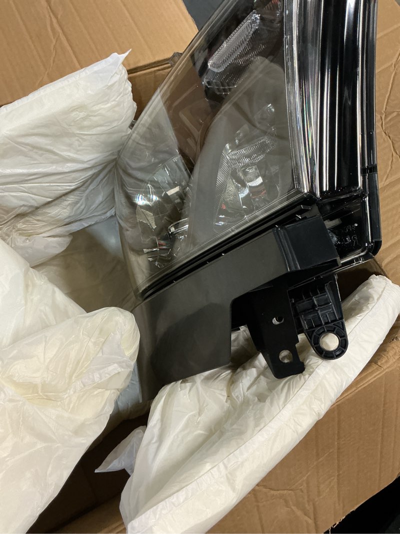 Condition photo showing item condition for FIONE Halogen Headlights Assembly Compatible with Dodge Ram 1500 2019-2022 Replacement Headlamp with Black Frame Passenger Right Side RH 68316086AD 68316086AH