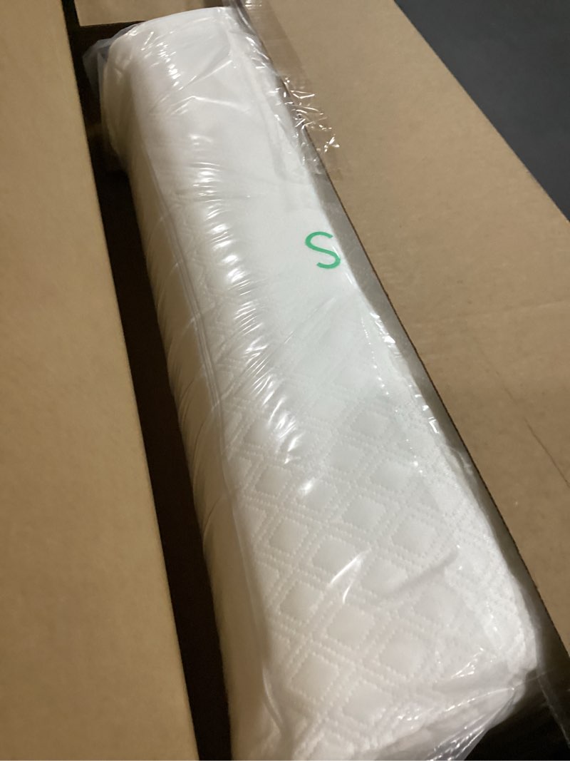 Condition photo showing As Is for Aeris Wedge Pillow for Sleeping -Post Surgery Pillow -Unique Curved Design -Memory Foam- Incline Pillow for Elevation,Pregnancy,Reading,Back & Knee Support,Breathing –,Washable Cover 25.5"x25.5"x8"