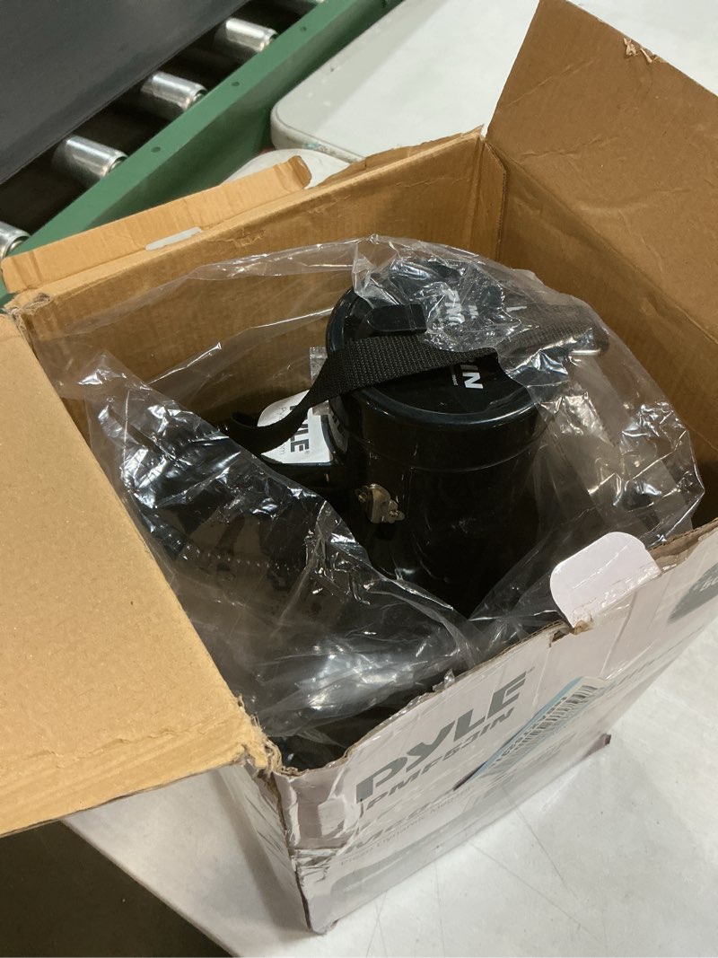 Condition photo showing As Is for Pyle Pro PMP53IN 50W 1700 Yard Sound Range Portable Bullhorn Megaphone  Black