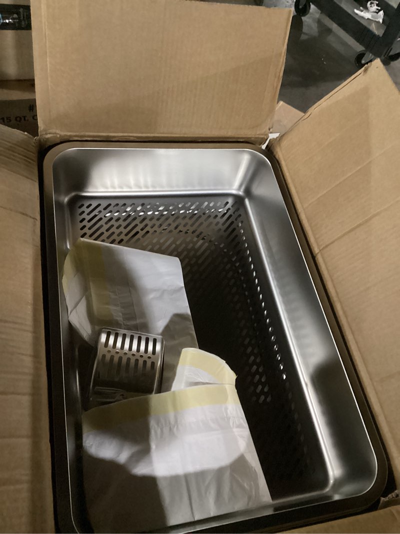 xl stainless steel sifting litter box for pine pellets,sifting cat litter box with lid,high sides me