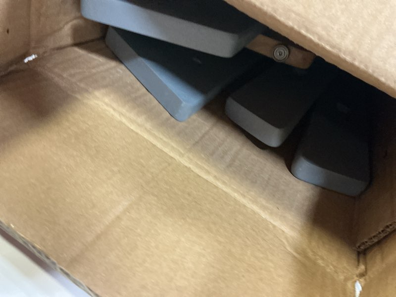 Condition photo showing Good Condition for Step Stool for Toddler, 3-Step Kids Step Stool for Bathroom Sink, Foldable Toilet Potty Training Stool with Handles, Child Kitchen Counter Stool Helper Wooden Ladder for Toddlers (Grey)