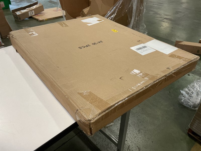 Condition photo showing New/Like New for 24x30 Picture Frame with 20x24 Mat Set of 2, Display Photo 20x24 with Mat or 24 x 30 Without Mat, Wall Hanging Large 24 by 30 Poster Frame with Plexiglass, 2 Pack, Black Black, 2 Pack 24x30 inch