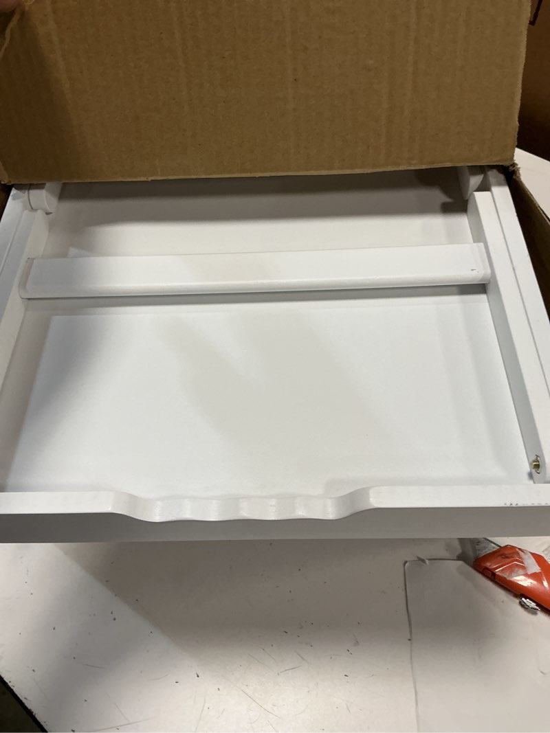 Condition photo showing New/Like New for bed tray table with folding legs, bamboo breakfast in bed for kitchen serving tray, sofa, eating, used as laptop desk snack tray (6 pack, white color)