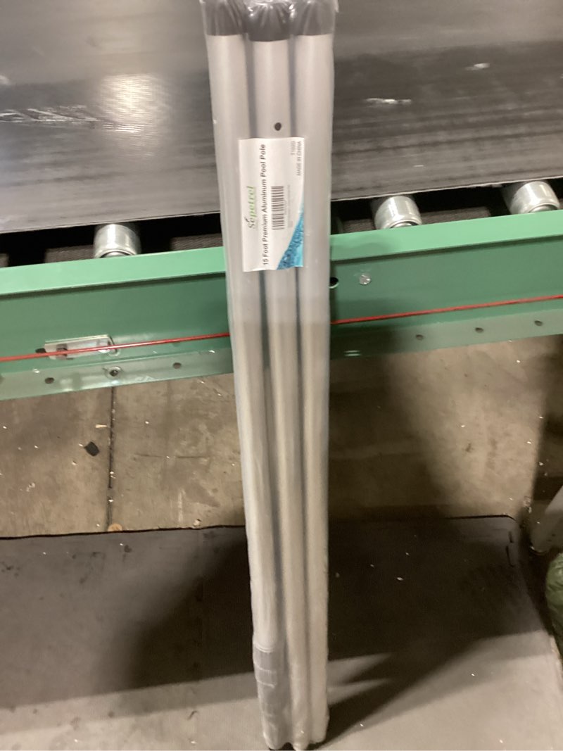 Condition photo showing New/Like New for Sepetrel Pool Pole - Professional 15 Foot Telescoping Swimming Pool Cleaning Poles,Adjustable Telescopic Pole,for Skimmer Net,Brush,Vacuum Head 15 Feet