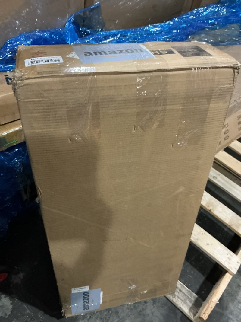 Condition photo showing As Is for VASAGLE Tall Storage Cabinet, Storage Unit with Removable Laundry Basket, Compartment and Cabinet, f