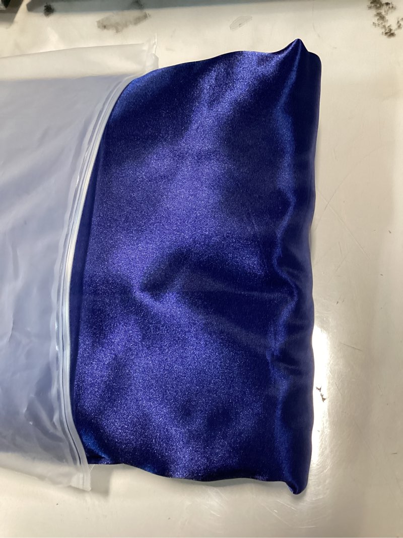 Pure Bedding Satin Sheets Queen [4-Piece, Midnight Blue] Hotel Luxury Silky Bed Sheets - Extra Soft 