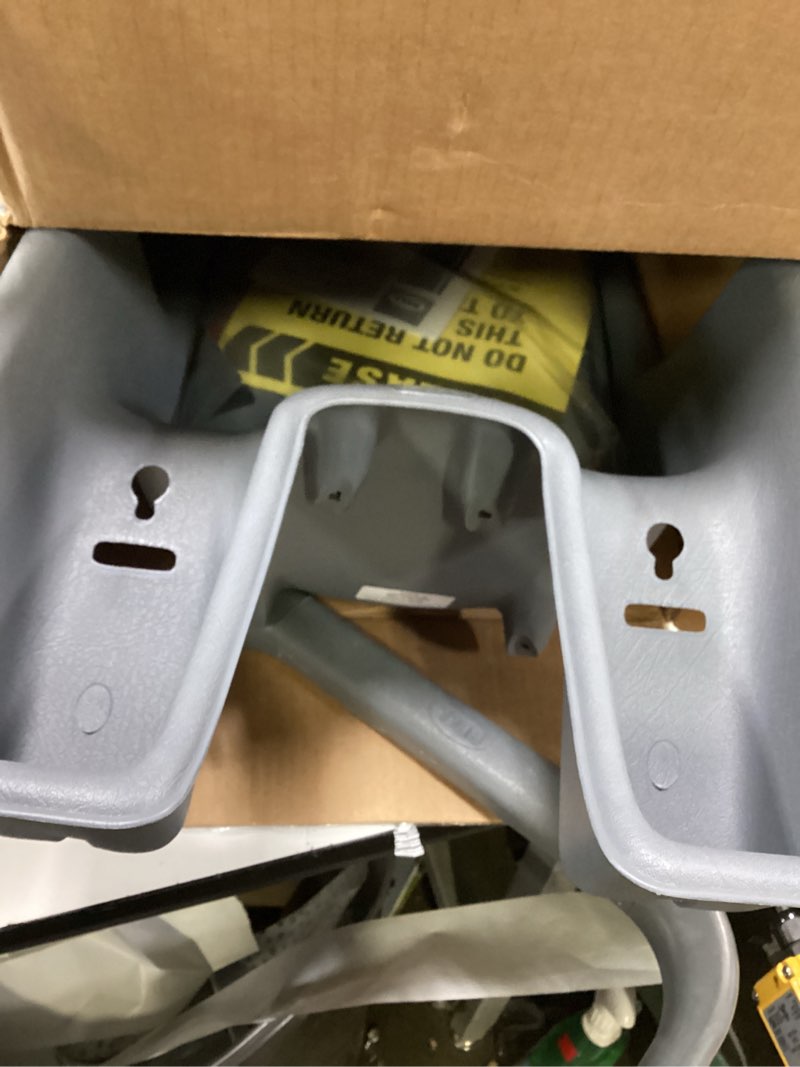 Condition photo showing As Is for bell cocoon 300 rear mount child bike seat — 5-point harness, spoke guard, fits 26–27 in bikes, up to 40 lbs, ages 1+