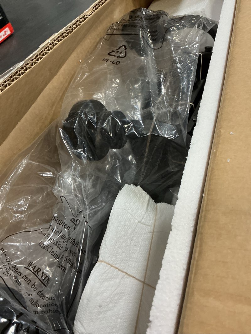 Condition photo showing Good Condition for craftmade bolden 4 light 25" wide bathroom vanity light with seedy glass shades