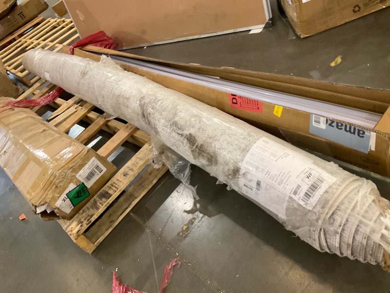 Condition photo showing As Is for Loloi Amber Lewis Alie Collection ALE-01 Stone/Mist 9'-6'' x 13'-1'', .13'' Pile Height, Area Rug Stone / Mist 9' x 13' (Rectangular)
