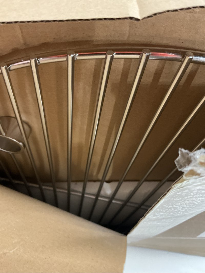 Condition photo showing New/Like New for 19.5" cast iron round grill grate grid for pit boss k24,akorn kamado ceramic grill,char-griller 16620,louisiana grills k24,solid rod round coookin grate grill grids 19.5" stainless steel round grill grate grid