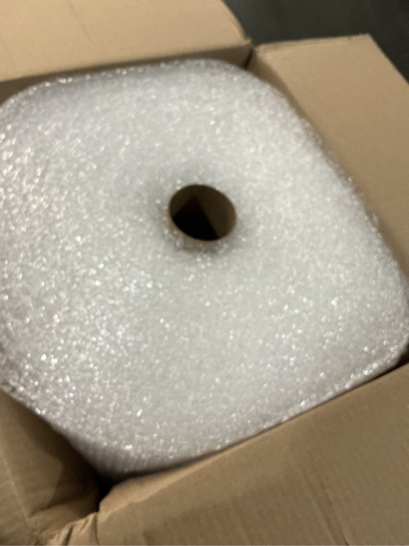 Condition photo showing New/Like New for amazon basics bubble wrap for moving, packing, shipping and storage, perforated protective cushioning for fragile items, 12-inch x 175-ft long roll, small 3/16", clear clear 12 inch x 175 ft