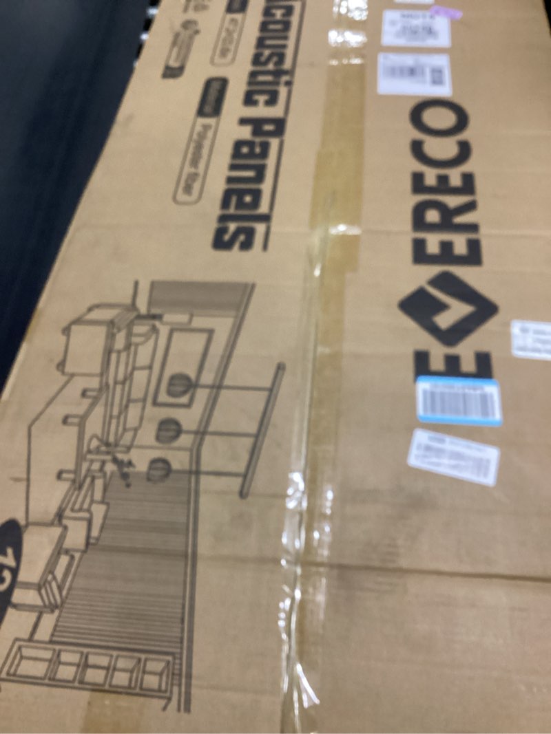 Condition photo showing Good Condition for evereco 6 pack acoustic panels dual-layer thickened-47.2"x23.6"x0.72" soundproof panels for wall self-adhesive, wall panels for interior wall décor, home studio, live broadcast room, media room-black 6pcs 47.2'' * 23.6'' * 0.72'' black