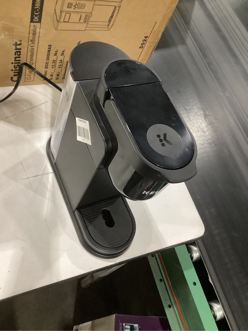 Condition photo showing As Is for keurig coffee maker
