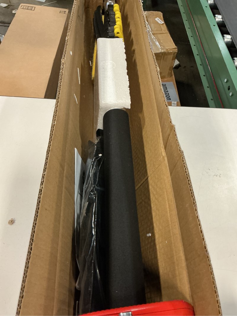 Condition photo showing Good Condition for janz aluminum 24 ft telescoping pressure washer wand with pressure washer extension wand,gutter cleaner attachment, 5 spray nozzle tips, 2 hose inlet adapters and support harness