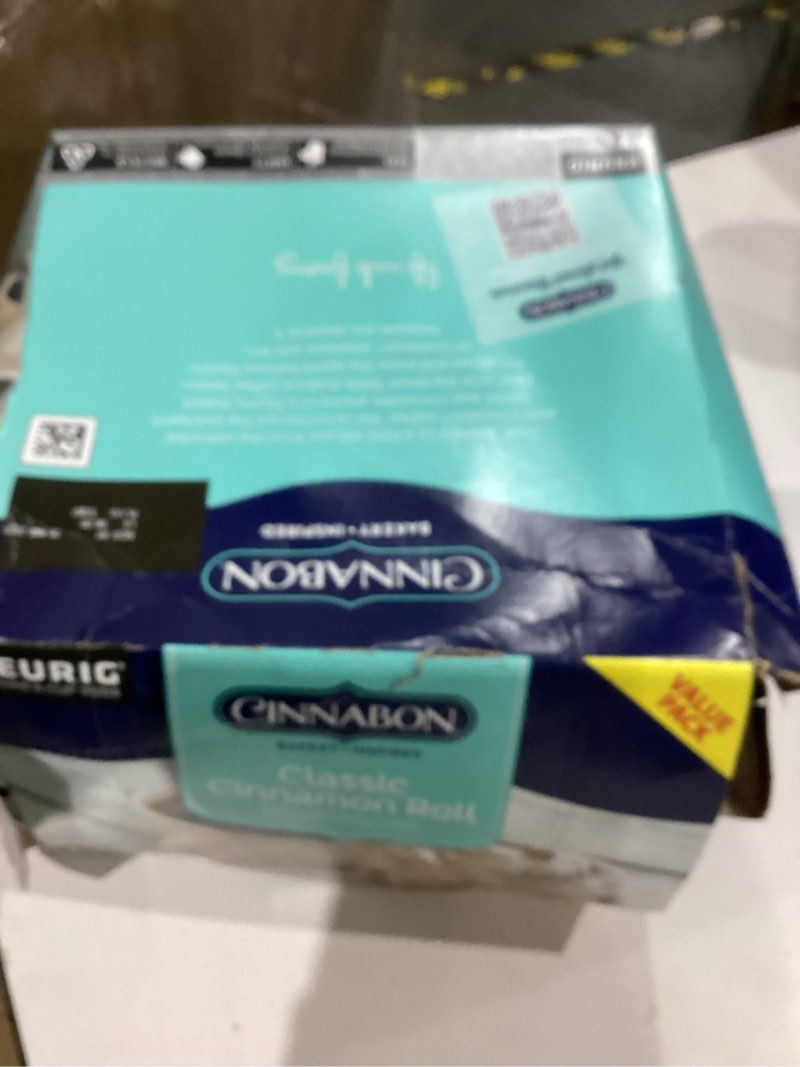 Condition photo showing New/Like New for Cinnabon Classic Cinnamon Roll Keurig Single-Serve K-Cup Pods, Light Roast Coffee, 48 Count Classic Cinnamon Roll 48 Count (Pack of 1)