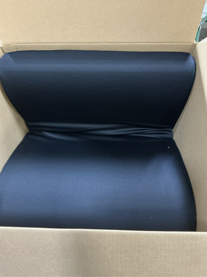 Condition photo showing Good Condition for havargo 2-in-1 neck pillow lumbar support pillow for recliner couch& glider chair - high resilient foam ergonomic back support for high-back rocking chairs, glider rocker replacement cushions navy s navy blue size s for 5.1-5.4ft.