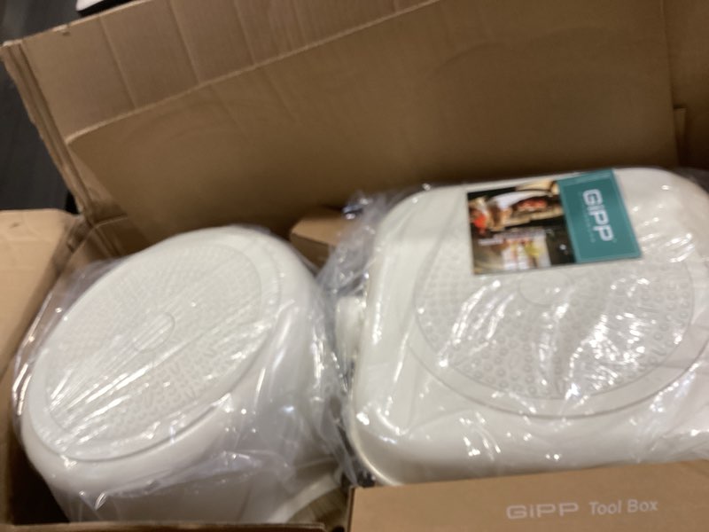 Condition photo showing Good Condition for gipp 21psc pots and pans set non stick white granite kitchen cookware sets nonstick induction cookware non-toxic cooking pan set with silicone utensils, pfos and pfoa free cream white 21pcs