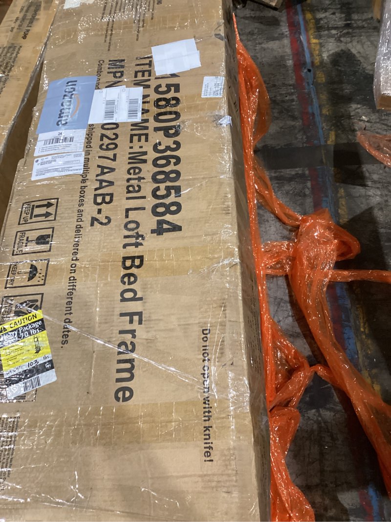 metal loft bed frame