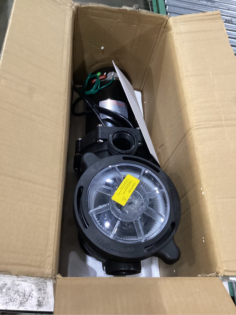 Condition photo showing Good Condition for seeutek 2.0 hp pool pump above ground and inground,6900 gph powerful self primming swimming pool pumps with strainer filter basket,upgraded 110v/220v dual voltage, 60hz silent operation black