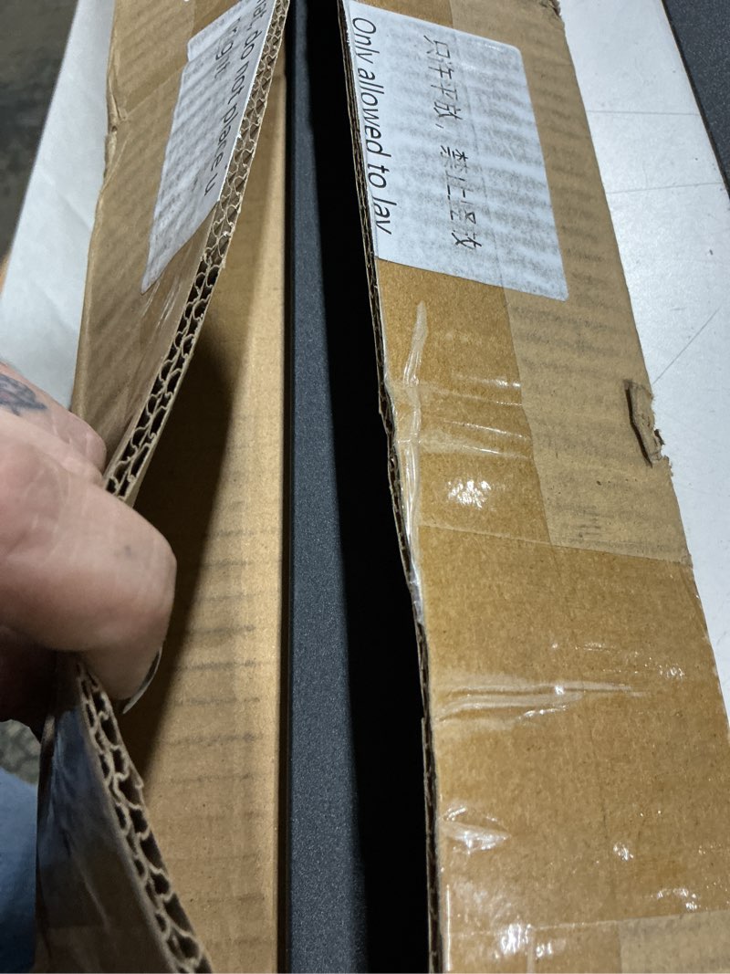 Condition photo showing Good Condition for hidden island countertop support bracket 1 pack black 38 inch heavy duty granite countertop bracket iron island support brackets for granite quartz wood 38 inch black-1 pack