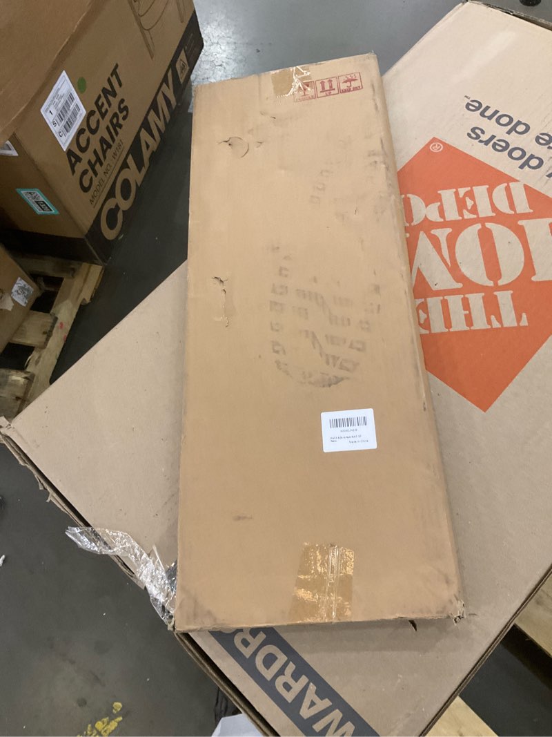 Condition photo showing As Is for 8x26 Collage frame with 6 Openings 4X6 Pictures, Multiple Picture Frame with Mat, Wall or Tabletop Decor, Natural Wood Grain (1 Pack) Natural 8x26 - (6 open 4x6) - 1P