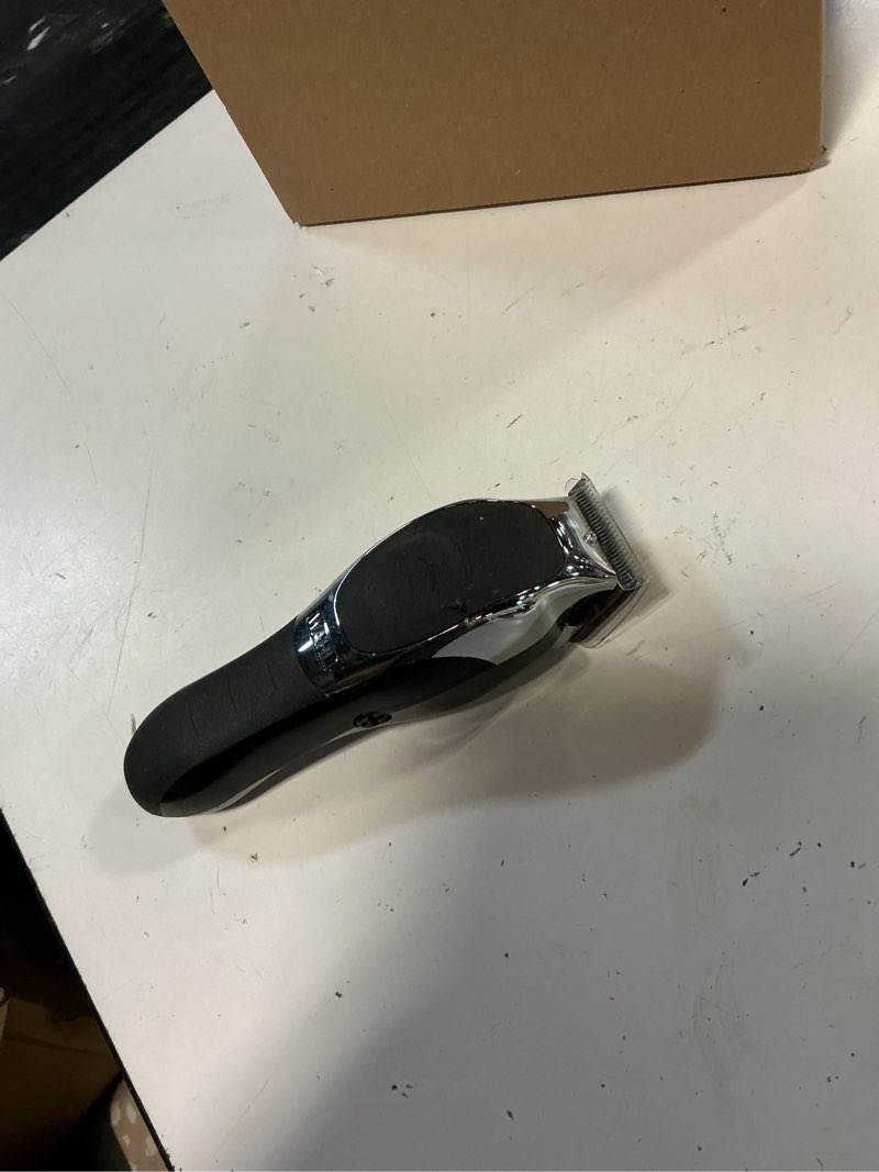 Condition photo showing As Is for wahl usa chrome pro corded clipper complete haircutting kit for men – powerful total hair clipping, beard trimming, & grooming - model 79524-2501