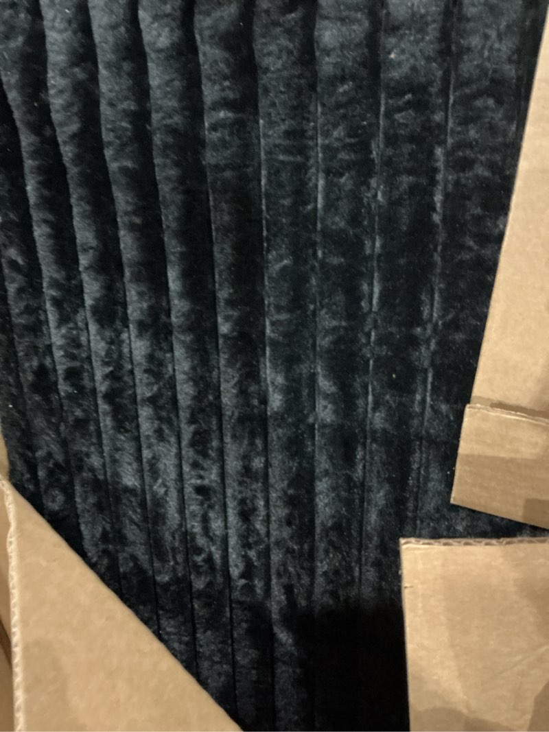 Condition photo showing As Is for memorecool convertible sofa bed queen, corduroy folding floor couch bed pull out sleeper couch, fold out futon sofa for bedroom living room small space, black