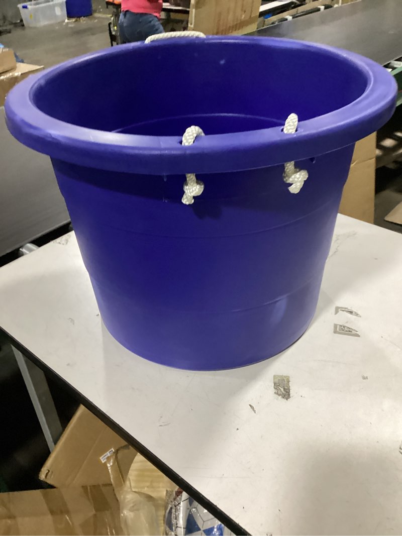 Condition photo showing Good Condition for united solutions tu0014 utility tub muck bucket, 20 gal, plastic, blue
