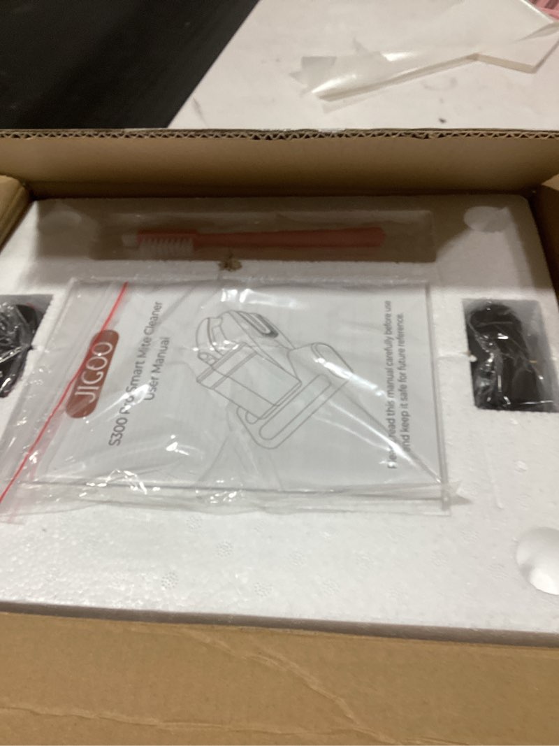 Condition photo showing New/Like New for JIGOO S300 PRO Mattress Vacuum Cleaner with UV & Ultrasonic and High Heating,Anti-allergen Powerful Handheld Vacuum for Bed,Sofa