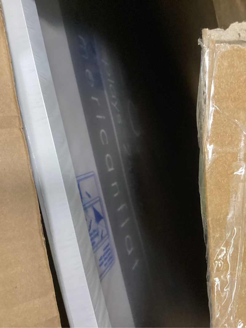 Condition photo showing Good Condition for Americanflat 28x40 Poster Frame with Polished Plexiglass - Use as 24x36 Frame with Mat or Display 28x40 Photo Without Mat - Streamline Collection - Thin Border Picture Frames for Wall - White White 28x40 1 Pack