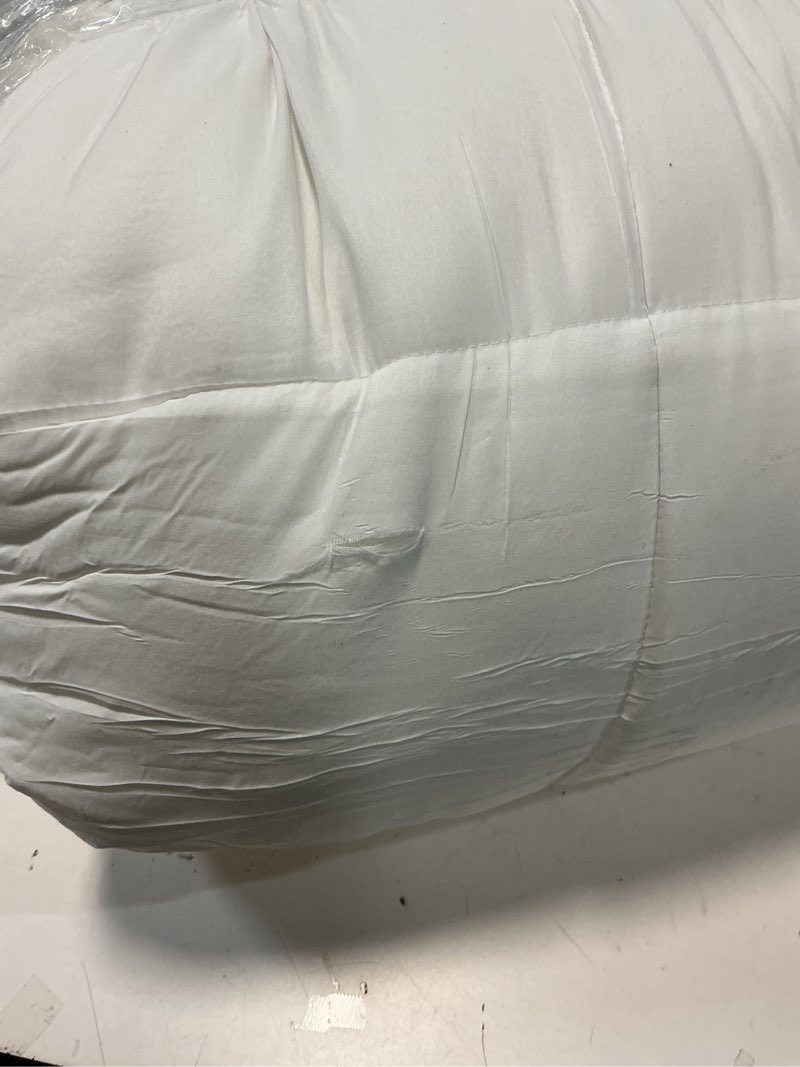 Condition photo showing item condition for ELEMUSE Queen Mattress Topper for Back Pain, Extra Thick Mattress Pad Cover, Plush Soft Pillowtop with Elastic Deep Pocket, Overfilled Down Alternative Filling White Queen