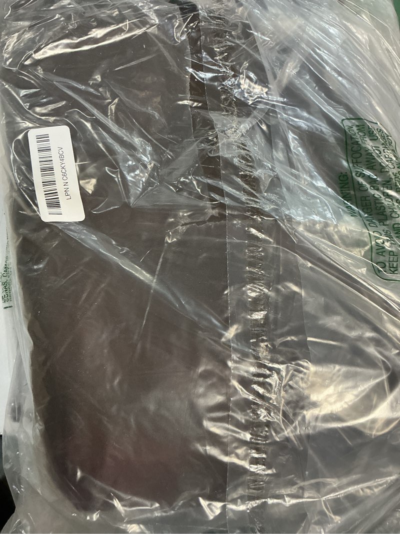 Condition photo showing New/Like New for nicetown high end thermal curtains, full blackout curtains 84 inches long for dining room, soundproof window treatment drapes for hall room, brown, 52 inches wide per panel, set of 2 panels brown 52"w x 84"l (pack of 2)