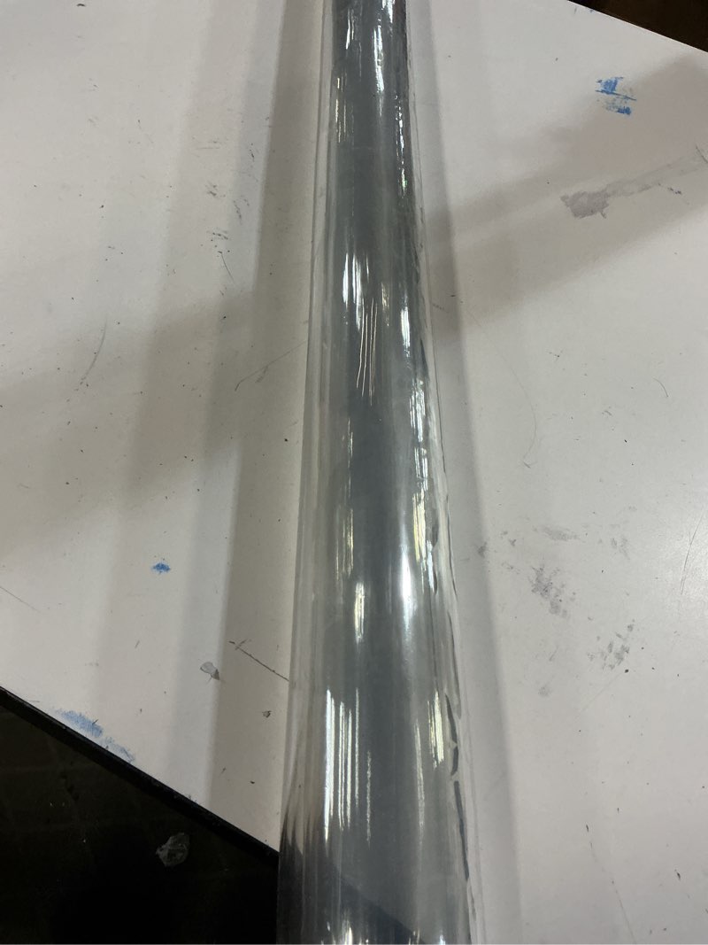 Condition photo showing Good Condition for Clear Table Protector 42 x 60 Inch, 1.5mm Thick Plastic Table Cover, Waterproof PVC Clear Table Cover Protector, Desk Protector Mat, Writing Desk Pad for Desktop, Coffee & Dining Room Table 42" x 60" (Rectangular) Crystal Clear