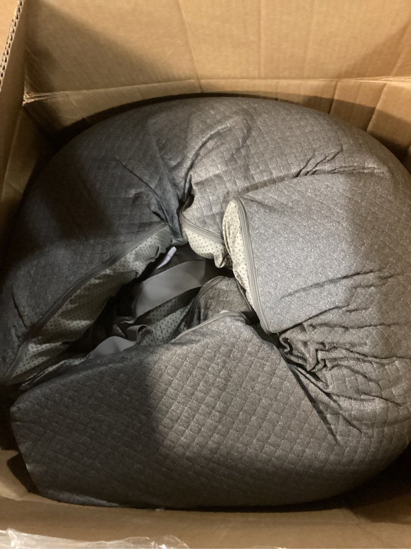 Condition photo showing Good Condition for sinweek 3 inch gel memory foam mattress topper queen size, pad for back pain, bed topper with removable soft cover, certipur-us certified,grey queen 3 inch (grey cover)