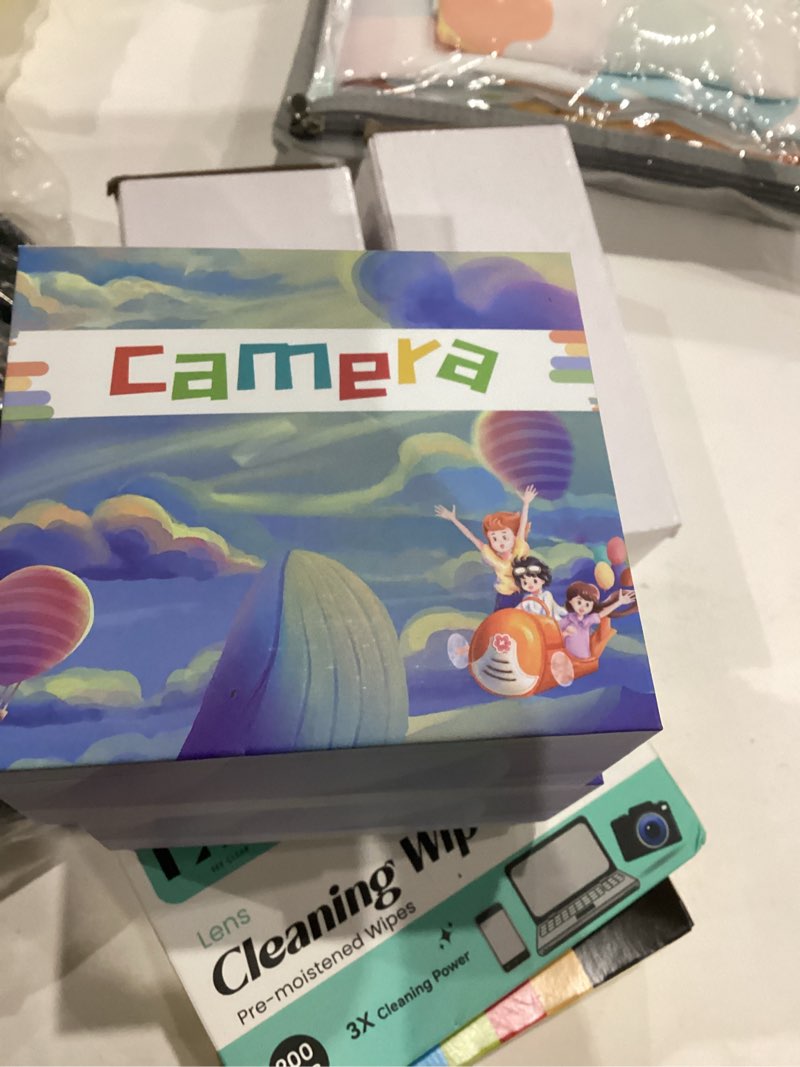 Goopow Kids Selfie Camera Toys for Girls Age 3-9, Digital Video Camera Toy with Protective Cover,Chr